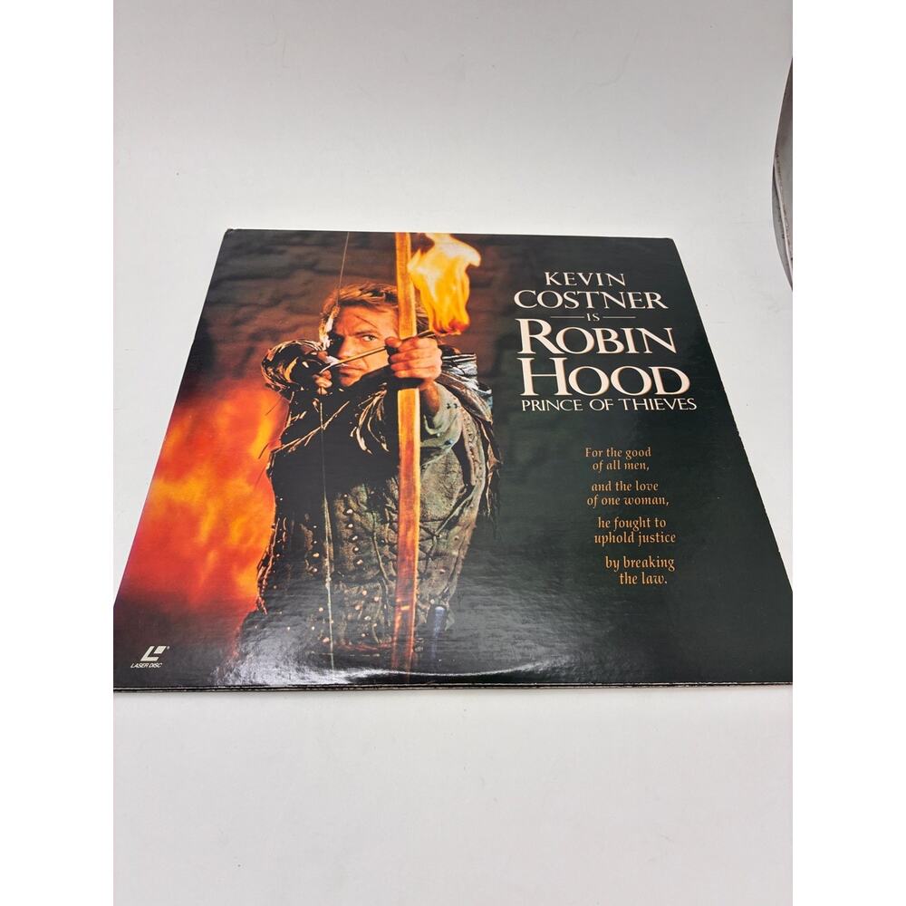 Robin Hood Prince of Thieves LaserDisc 1991 Action Adventure Warner Bros.